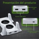 Mcbazel Ventilador para soporte de enfriamiento Xbox Series S con indicador LED / dos puertos USB (solo para Xbox Series S) - Imagen 4