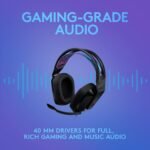 Logitech G 335 Wired Gaming Headset, with Flip-Up Muting Microphone, 3.5mm Audio Jack, Memory Foam Earpads, Lightweight, Compatible with PC, Playstation, - Image 7