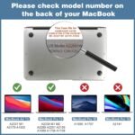 Procase 2 Pieces Screen Protector for MacBook Pro 13/MacBook Air 13, Tempered Glass Screen Protector for MacBook Air 13/Pro 13 Inch - Imagen 3