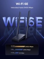 UGREEN WiFi Adapter 6E AX5400 Powerful Wireless USB Adapter Triband 6GHz 5GHz 2.4GHz USB Dongle Network Card Soft Ap Encryption Mode WPA3 Integrated Controller Compatible with Windows 11 10 - Image 3