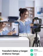 Ugreen Gold Plated High Speed 480Mbps USB 2.0 A Male to 5-Pin Mini B Cable for cellular phones, MP3 players, digital cameras and PDAs etc (3ft, Black) - Imagen 5