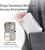 GL.iNet GL-SFT1200 (Opal) Secure Travel WiFi Router - AC1200 Dual Band Gigabit Ethernet Wireless Internet Router | IPv6 | USB2.0 | MU-MIMO | 128MB of RAM | Repeater Bridge | Access Point Mode - Imagen 3