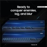 Samsung Odyssey G5 - 34" Gaming Monitor - UWQHD 165Hz HDR AMD FreeSync (2020) (LC34G55TWWNXZA) [Canadian Version], Black - Imagen 5