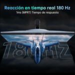 KTC Mini LED Monitor | 27 Inches | 2K@180Hz QHD 2560x1440P | VESA Display HDR1400 | 1ms | Adaptive Sync | 148% sRGB | HDMIx2, DPx1 | Vertical and Wall Mount Bracket | White M27T6 - Imagen 5