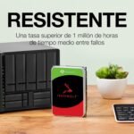 Seagate IronWolf, 4 TB, NAS, Internal Hard Drive, HDD, CMR 3.5" SATA 6GB/s, 5400 RPM, 64 MB Cache for RAID Network-Attached Storage, and 3 Year Rescue Services (ST4000VN006) - Imagen 6