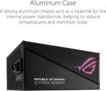 ASUS ROG Strix 1000W Gold Aura Edition (Fully Modular Power Supply, 80+ Gold Certified, ATX 3.0, Cybenetics Lambda A+ Certified, PCIe Gen 5.0 Ready, Axial Technology Fan, - Imagen 3