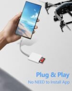 SD Card Reader USB C Adaptator Micro SD Card Reader USB C 3.0 Adapter SD Cards Compatible with Phone 15/16 Pro MAX, Galaxy S24, MacBook Pro/Air etc. - Imagen 5