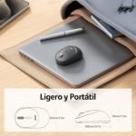 acer Bluetooth Mouse, Portable Wireless 1600 dpi Dual Mode for 3 Devices (2×BT5.2 + 2.4GHz), Silent Click for Laptops, Compatible with Windows, macOS and Android-Black - Imagen 8