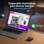 acer Bluetooth Mouse, Portable Wireless 1600 dpi Dual Mode for 3 Devices (2×BT5.2 + 2.4GHz), Silent Click for Laptops, Compatible with Windows, macOS and Android-Black - Imagen 9