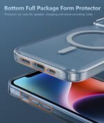 FNTCASE iPhone 13 Case: iPhone 13/14/15/16e Mobile Phone Case Military Magnetic Drop Protection - Rugged and Durable Shockproof Protective Case - 6.1 inch - Imagen 4