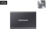 Samsung T7 Portable SSD 2TB - Up to 1050MB/s - USB 3.2 External Solid State Drive, Gray (MU-PC2T0T/AM) - Image 3