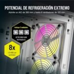 Boitier PC - CORSAIR - iCUE 2000D RGB Airflow - Mini ITX - 3 Fans AF120 RGB SLIM inclus - White - (CC-9011247-WW) - Imagen 5