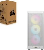 Boitier PC - CORSAIR - iCUE 2000D RGB Airflow - Mini ITX - 3 Fans AF120 RGB SLIM inclus - White - (CC-9011247-WW) - Imagen 6