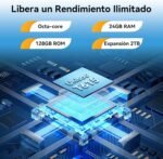 T90 Android 16 Tablet with Keyboard and Pencil – Tablet 11 Inches, 1920x1200 FHD+, 24GB RAM+128GB ROM/2TB TF, Octa-Core, 8000mAh, 13MP+5MP, Widevine L1, Gemini AI, Face ID, GPS (4 Years Warranty - Image 7