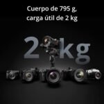 DJI RS 3 Mini, Lightweight 3-Axis Stabilizer for Canon/Sony/Panasonic/Nikon/Fujifilm, Tested Load 2kg, Bluetooth Shutter Control, Native Vertical Recording, Camera Stabilizer - Imagen 3