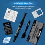 Thermal Paste 1.8g with Toolkit CPU Paste Thermal Compound Heatsink for IC/Processor/CPU/All Coolers, Carbon Based High Performance - Imagen 5