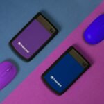 Transcend 2TB StoreJet 25M3P Rugged External Hard Drive 2.5" USB Type-C USB 3.1 Gen 1 Interface, Ultrafast Speeds and One-Touch Backup Button Purple TS2TSJ25H3P - Imagen 3