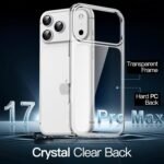 JETech Case for iPhone 17 Pro MAX 6.9 Inches, Anti-Yellow Anti-Shock, Anti-Scratch Transparent Back Case (Transparent) - Image 4