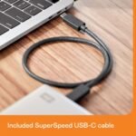 WD 6TB My Passport Ultra for Mac, Portable External Hard Drive, USB-C, USB 3.2 Gen 1/USB 3.0, Backup and Password Protection, Formatted for MacOS, Silver - Imagen 3