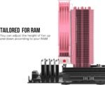 Vetroo V5 Pink CPU Cooler, 120mm 5 Addressable RGB & PWM Heat Pipes, 150W TDP Air Cooler for Intel LGA 1700/1200/115X AMD AM4 - Image 3