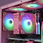 Vetroo V5 Pink CPU Cooler, 120mm 5 Addressable RGB & PWM Heat Pipes, 150W TDP Air Cooler for Intel LGA 1700/1200/115X AMD AM4 - Image 4