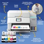 EcoTank ET-4956 White A4 Multifunction Printer with Ink Reservoir, Wi-Fi Connection, ADF, Duplex Printing, Scanning, Copy, Fax and Ink Included for up to 3 Years - Image 3