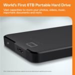 WD 2TB Elements Portable External Hard Drive, USB SuperSpeed 3.2 Gen 1/USB 3.0, Plug-and-Play Storage Expansion, Formatted for Windows, Black - Image 8
