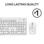 Logitech MK295 - Ratón inalámbrico y Teclado Combinado con tecnología SilentTouch, Almohadilla numpad Completa, Seguimiento óptico avanzado, sin demora, inalámbrico, 90% Menos Ruido, Blanco Roto - Image 8