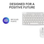 Logitech MK295 - Ratón inalámbrico y Teclado Combinado con tecnología SilentTouch, Almohadilla numpad Completa, Seguimiento óptico avanzado, sin demora, inalámbrico, 90% Menos Ruido, Blanco Roto - Image 10