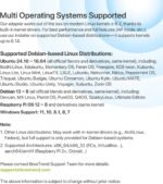 BrosTrend 650Mbps Linux Dual Band USB WiFi Adapter for Ubuntu, Mint, Debian, Kubuntu, Zorin, Raspberry Pi 2+, Windows, WiFi Antenna, Long Range - Imagen 4