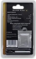 1 One enjoy Liquid Metal Thermal Paste 79W/MK High Performance Heat Sink Paste Silver King CPU for All Refrigerators 1g - Imagen 4