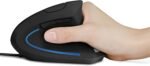 Anker Vertical Mouse: Wired Mouse with Vertical Handle and Ergonomic Design, 1000/1600 dpi, 5 Buttons, USB Cable 1.46 Meters, Black - Imagen 4