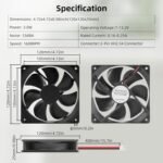 High Performance Quiet PC Fan - Imagen 3
