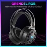 Redragon H314 RGB Gaming Headset, Wired Computer Headset with 40mm Drivers, USB Connection, Lightweight Design and Soft PU Leather Earpads for Maximum - Image 8