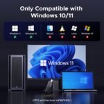 UGREEN WiFi 6 Adapter AX1800 Powerful Wireless USB Antenna Dual Band 5GHz 2.4GHz USB Dongle WiFi Network Mode Soft Ap Encryption WPA3 Integrated Controller for PC Laptop Compatible with Windows 11 10 - Imagen 5