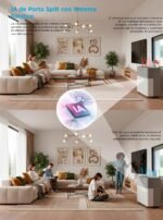 Midea Portasplit Pinguino Air Conditioner 4 in 1 | 3000 Fridges / 12000 BTU | Split Portable Quiet Low Consumption 42 m² | Cooler, Dehumidifier, Heater and Fan - Image 5