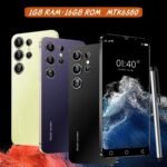 CatCalls Cheap Mobile Phone, 5.0 Inch Android 9.0 OS, 16GB ROM, Dual SIM Dual Cameras, Face ID Unlock Cell Phones,GPS,WiFi (S25Ultra-Purple) - Imagen 5