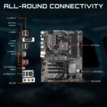 GIGABYTE B550 Eagle WIFI6 Motherboard - AMD Ryzen 5000G Series Processors, 10+3+1 Phase VRM, up to 3200MHz DDR4, 1xPCIe 4.0 + 1xPCIe 3.0 M.2, 1GbE LAN, WiFi 6, USB 3.2 Gen 2 - Image 5