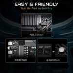 GIGABYTE B550 Eagle WIFI6 Motherboard - AMD Ryzen 5000G Series Processors, 10+3+1 Phase VRM, up to 3200MHz DDR4, 1xPCIe 4.0 + 1xPCIe 3.0 M.2, 1GbE LAN, WiFi 6, USB 3.2 Gen 2 - Image 7