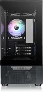 Thermaltake View 170 TG ARGB EATX PC Case, Black, 3 120mm A- RGB Fans Included; Compatible with Radiator up to 280mm; Tempered Glass Front and Side Panel; CA-1Z4-00M1WN-00 - Imagen 3