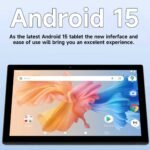 Android 13 Tablet with Keyboard, 2024 10 inch 2-in-1 Tablets, 1.8GHz Quad-Core Processor, 8GB RAM+64GB ROM + 512GB Expansion Tablet, Case/Mouse/Pencil - Image 3