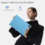 Android 13 Tablet with Keyboard, 2024 10 inch 2-in-1 Tablets, 1.8GHz Quad-Core Processor, 8GB RAM+64GB ROM + 512GB Expansion Tablet, Case/Mouse/Pencil - Image 6
