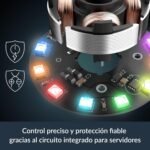 ARCTIC P12 Pro A-RGB (3 Pieces) - Powerful PC Premium Case Fan, Case Fan PWM 120mm, Y Cable Splitter, 600–3000 rpm, 0 rpm - Image 7