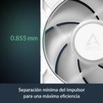 ARCTIC P12 Pro A-RGB (3 Pieces) - Powerful PC Premium Case Fan, Case Fan PWM 120mm, Y Cable Splitter, 600–3000 rpm, 0 rpm - Image 8