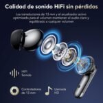 In-ear Bluetooth Headphones, ANC Wireless Bluetooth 5.4 Headphones, 36H Playtime LED Display, Transparency Mode Headphones Stereo Sound with Deep Bass, IP7 Waterproof - Image 3