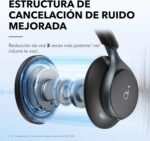 Soundcore Anker Space One Headphones Adaptive Active Noise Cancellation, Bluetooth Wireless Headphones Human Voice Reduction 2X Stronger, 40H ANC, App Control, LDAC Hi-Res Wireless Audio - Imagen 3
