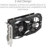 ASUS GeForce RTX 3050 LP BRK OC Edition 6GB GDDR6 (IP5X Dust Resistance, Dual Ball Bearings, Stainless Steel Support, PCIe 4.0, DLSS 3, HDMI 2.1, DisplayPort 1.4a, DVI-D and more) - Imagen 4