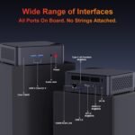 AWOW AMD Ryzen Embedded R2514 Mini PC (4 Cores, up to 3.7GHz), 16GB DDR4, 512GB PCIe 3.0 SSD, Radeon Graphics, 4K Display, 1000Mbps LAN, WiFi 5 - Imagen 7