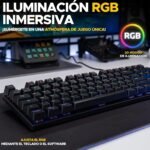 The G-Lab - Keyz Mercury TKL Mechanical Gaming Keyboard USB - TKL Format, Spanish Layout, RGB LED, Programmable - Gaming Keyboard, Outemu Red Switch - PC/PS4/PS5 - New - Imagen 4