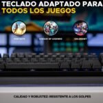 The G-Lab - Keyz Mercury TKL Mechanical Gaming Keyboard USB - TKL Format, Spanish Layout, RGB LED, Programmable - Gaming Keyboard, Outemu Red Switch - PC/PS4/PS5 - New - Imagen 7